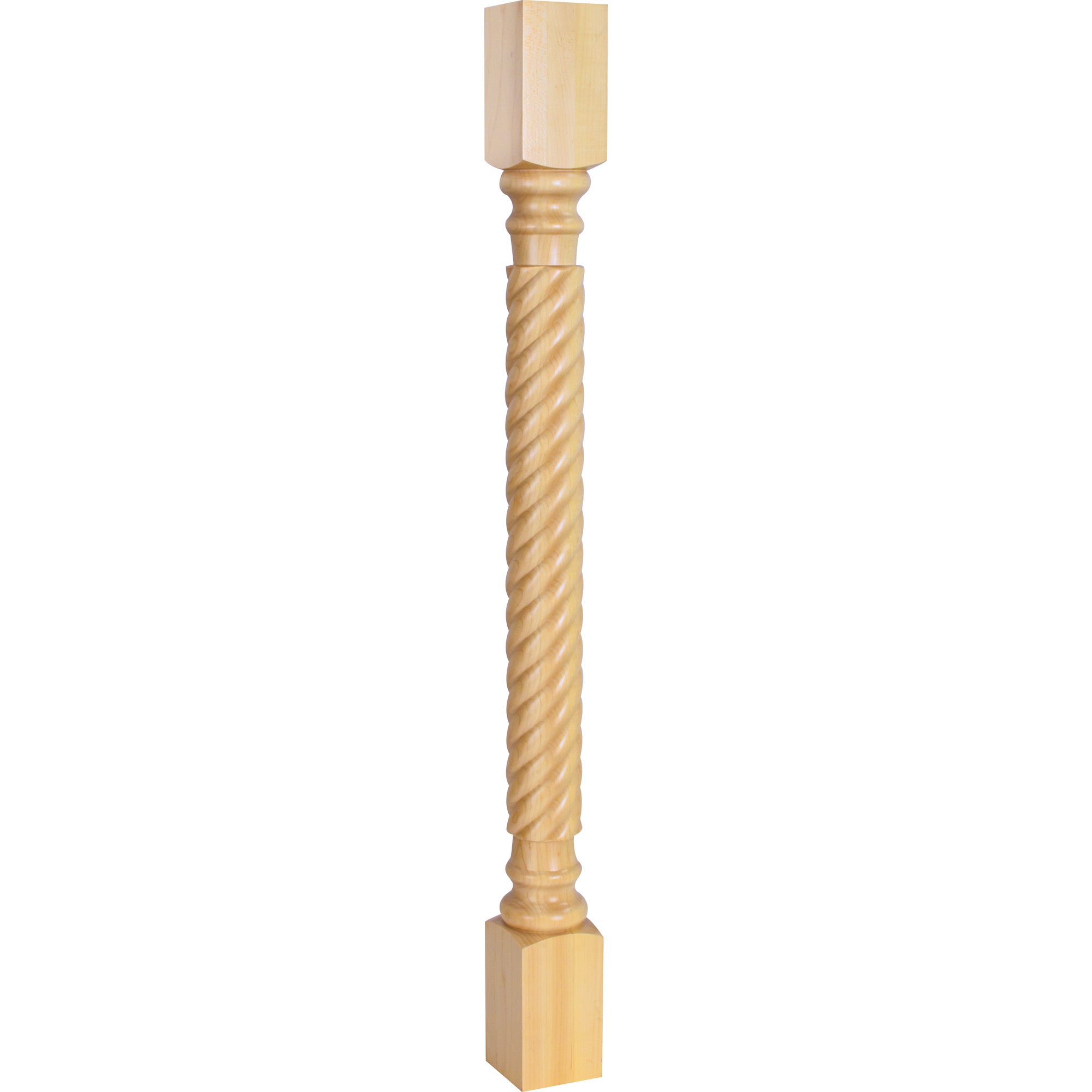 Hardware Resources Rope Post Hard Maple 35-1/2" Length 3" Width