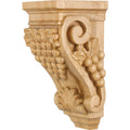 Grape Wood Corbel White Birch 10" Length