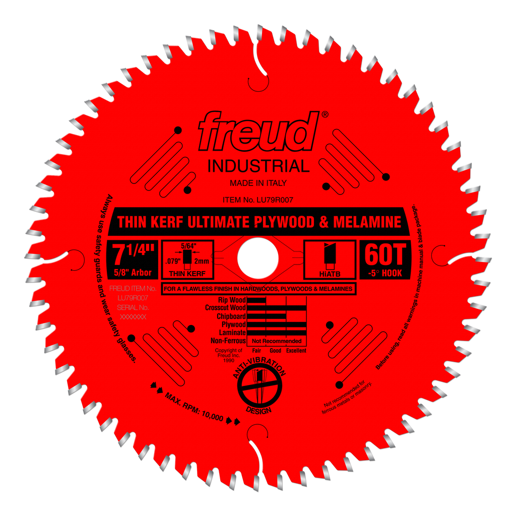Freud Thin Kerf Ultimate Plywood & Melamine Blade