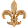 Hardware Resources Fleur de Lis Applique Cherry 5" Length