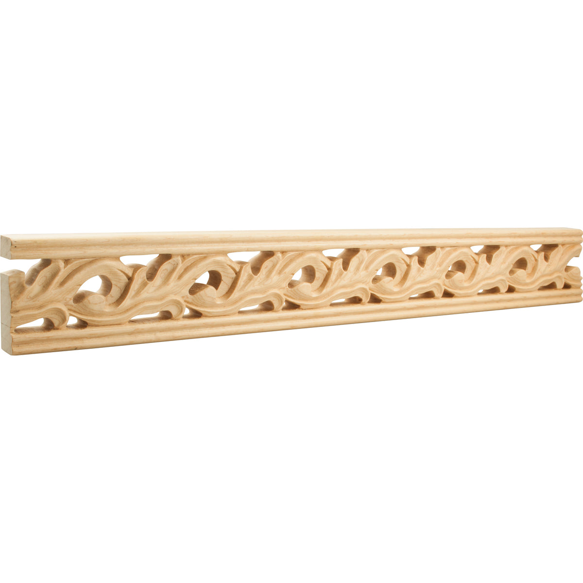 Hardware Resources Acanthus Leaf Hand Carved Moulding Basswood 3-1/8" Height