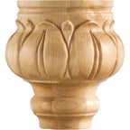 Hardware Resources Carved Leaf Bun Foot