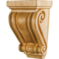 Hardware Resources Small Scrolled Corbel White Birch 5" Length