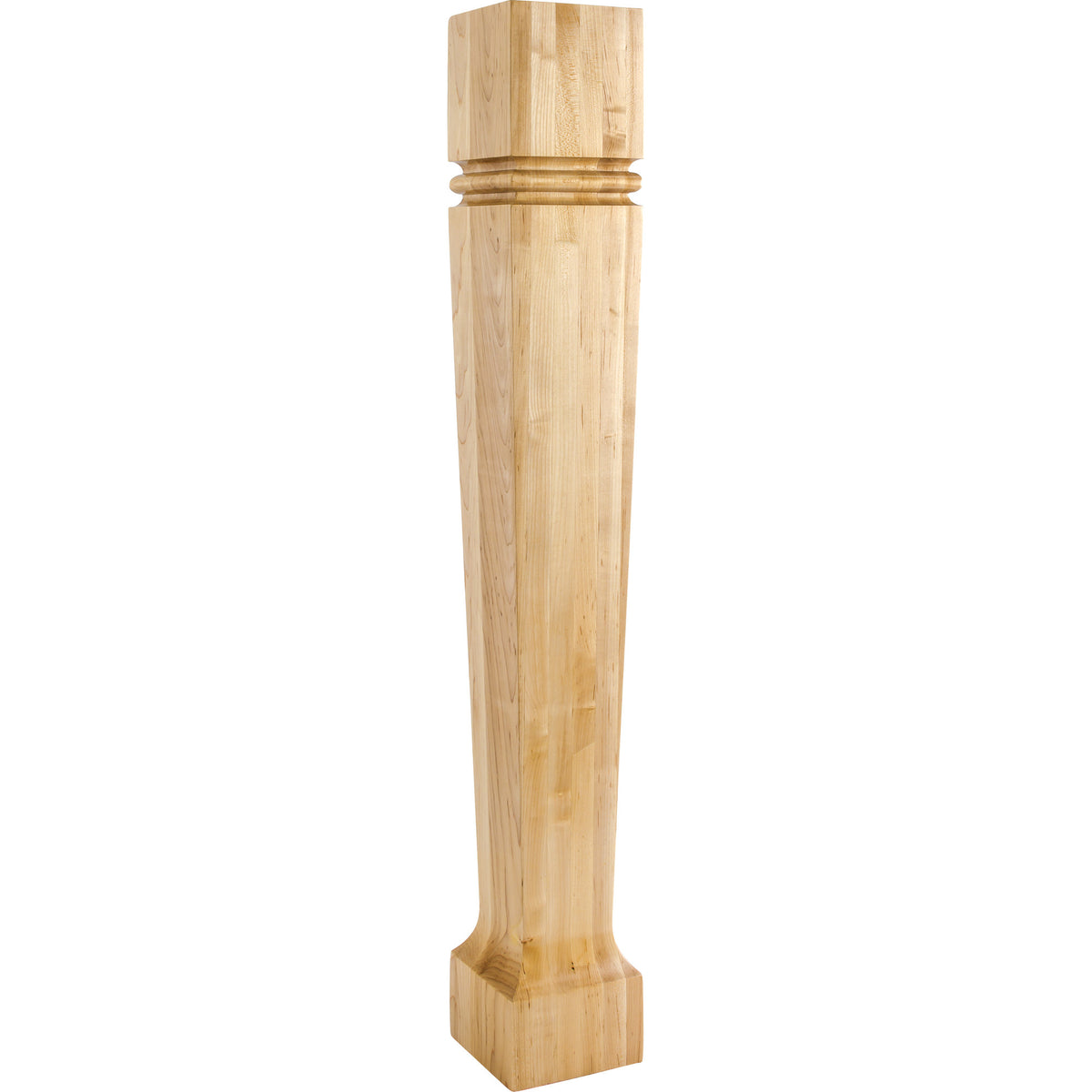Hardware Resources Bullnose Tapered Post Alder 35-1/2" Length 5" Width