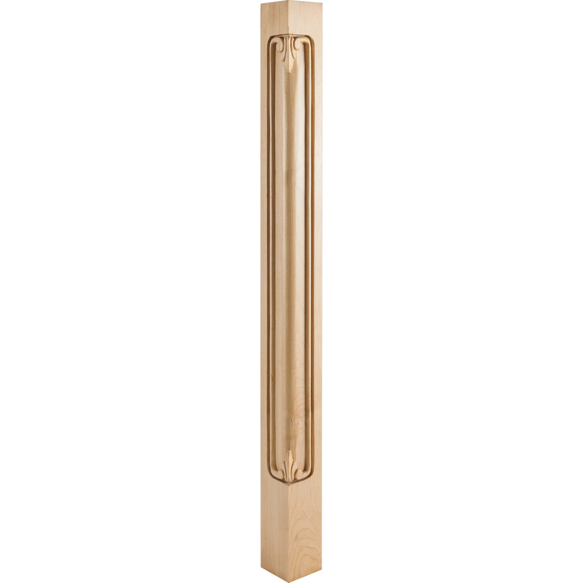 Hardware Resources Acanthus Corner Post Alder 35-1/2" Length