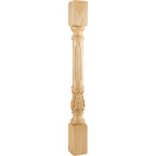 Hardware Resources Fluted Round Acanthus Post