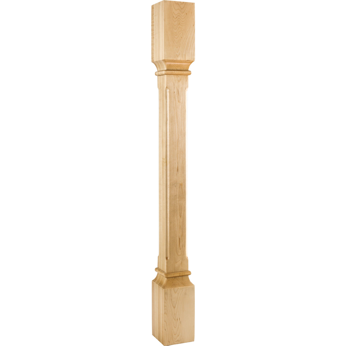 Hardware Resources Fluted Edge Post Alder 35-1/2 in. length 3-1/2 in. width
