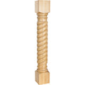 Hardware Resources Rope Post Rubberwood 35-1/2" Length