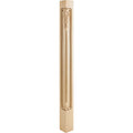 Hardware Resources Grape Corner Post Rubberwood 35-1/2" Length