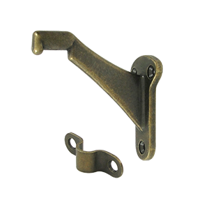 Deltana Hand Rail Brackets 2-3/4" Projection Antique Brass