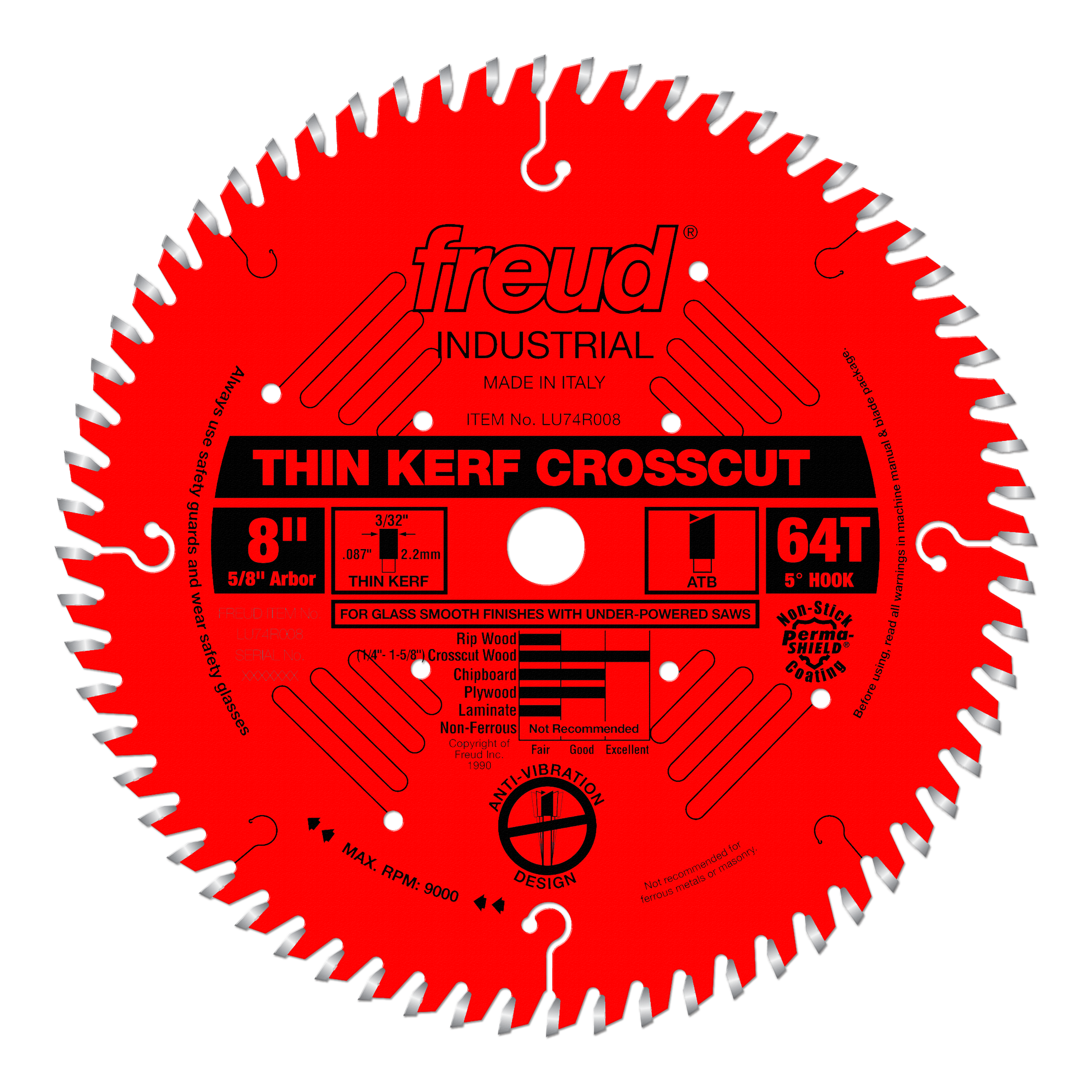 Freud Thin Kerf Ultimate High Production Cut-Off Saw Blade