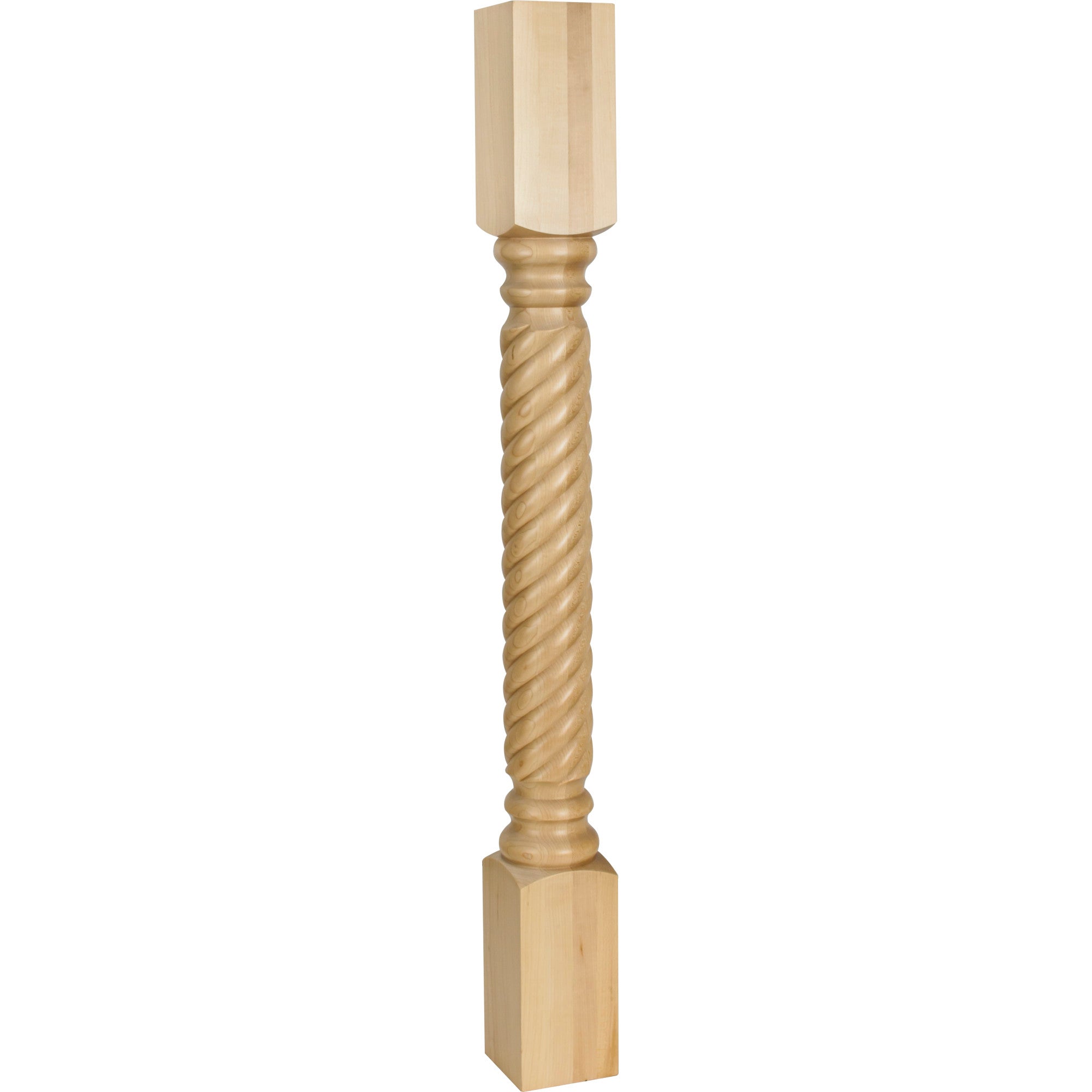 Hardware Resources Rope Post Alder 35-1/2" Length 3-1/2" Width