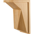 Hardware Resources Beveled Corbel Rubberwood 12" Length