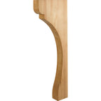 Hardware Resources Transitional Vent Hood Corbel With Cove Design