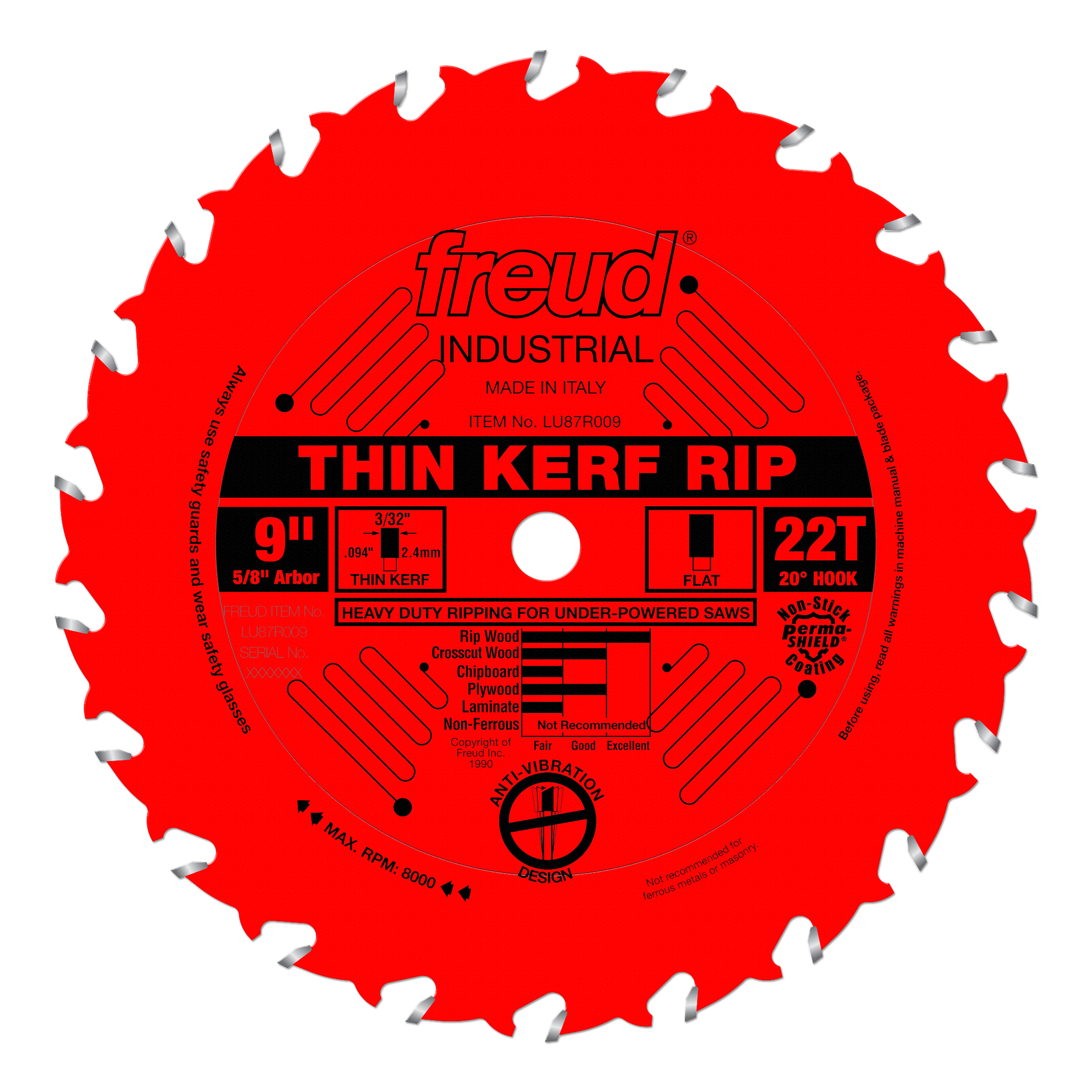 Freud Thin Kerf Ripping Blade