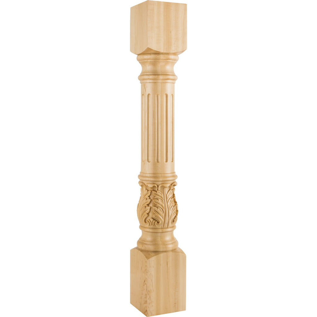 Hardware Resources Fluted Round Acanthus Post