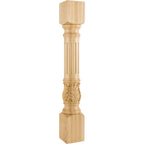 Hardware Resources Fluted Round Acanthus Post