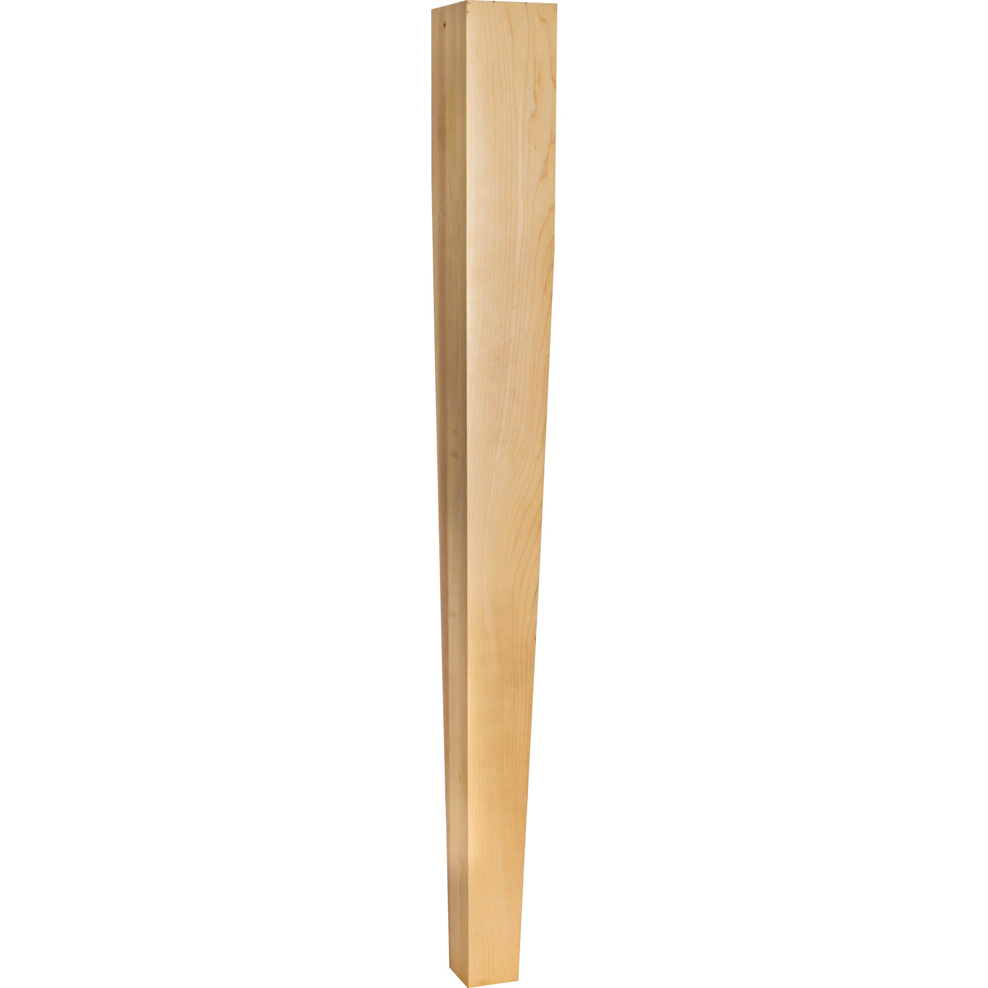 Hardware Resources Two Side Tapered Post Maple 3-1/2" Width