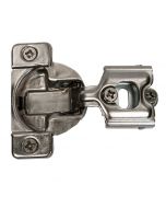 Hettich Optimat 105-Degree Face Frame Hinge, 1/2-Inch Overlay, Six-Way Adjustable, Press-In