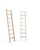 Library Ladder 8 Foot Cherry Unassembled Unfinished